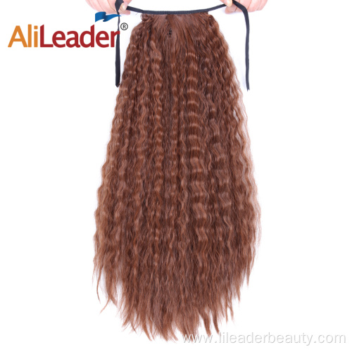 Kinky Curly Corn Wavy Ponytail Hairpiece For Women